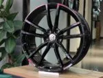 18 İnç Volkswagen Proteria Siyah Jant Takımı 5x112 ET45 - Görsel 2