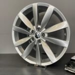 19 İnç Volkswagen Lugano Gümüş Jant 5x112 ET40 - Görsel 6