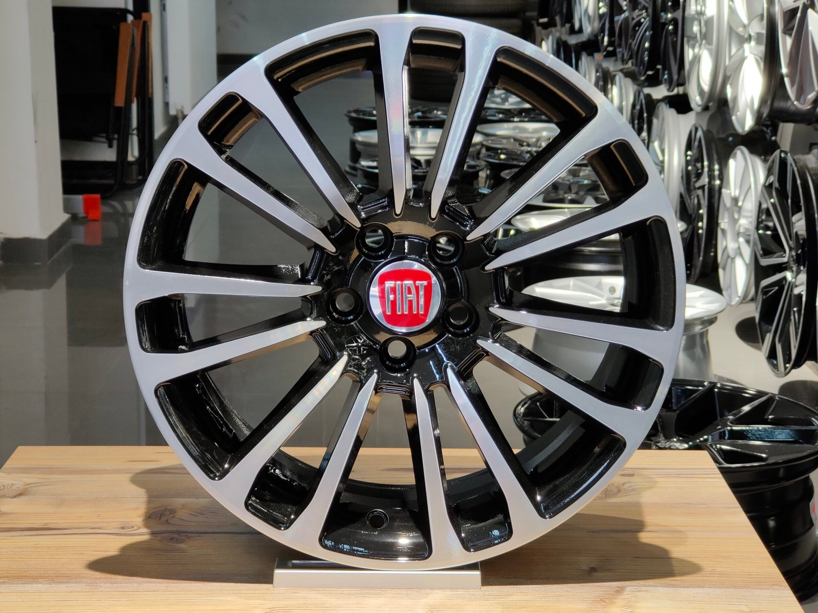 oppo_0 16 İnç Fiat Egea Urban Uyumlu Siyah Çelik Jant 5x98 ET39 - Görsel 1
