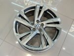 17 İnç VW R-Line Uyumlu Gri Çelik Jant 5x100 ET35 (Polo, Ibiza, Fabia Uyumlu) - Görsel 2