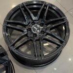 18 İnç Mercedes C-Class AMG Tasarım Black Diamond Ön/Arka Farklı Çelik Jant Takımı 5x112 (Ön: 8J ET43 / Arka: 9J ET48)