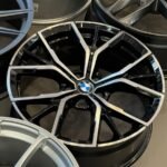 19 İnç BMW G30 Shadow Line Tasarım Black Diamond Ön/Arka Farklı Çelik Jant Takımı 5x112 (Ön: 8J ET27 / Arka: 9J ET40)